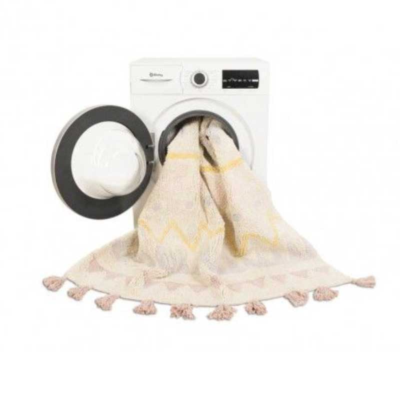 Lorena Canals waschbarer Teppich 'Azteca' in vintage nude 120x160cm