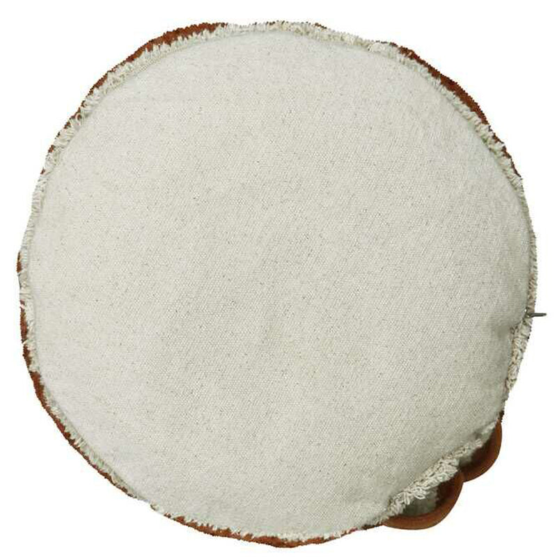 Lorena Canals Pouf "Boletus" toffee/natural Ø45x35cm AUSSTELLUNGSSTÜCK