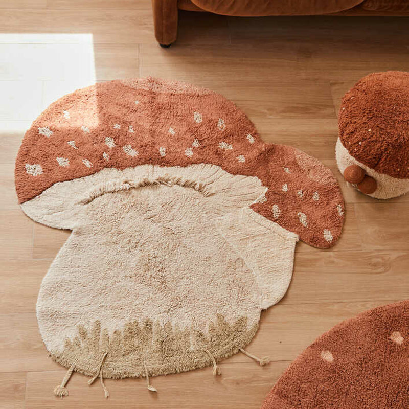 Lorena Canals waschbarer Teppich 'Boletus' 120x120cm