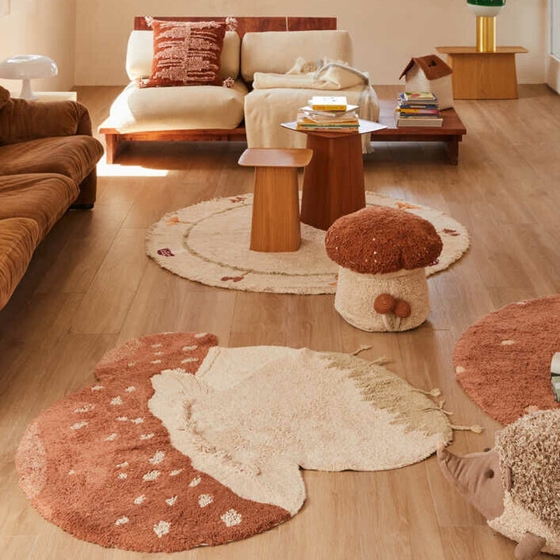 Lorena Canals waschbarer Teppich 'Boletus' 120x120cm