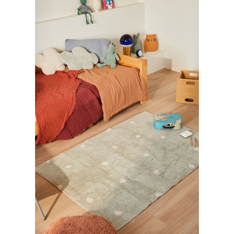 Lorena Canals waschbarer Teppich 'Mini Dot' in blue sage 100x150cm