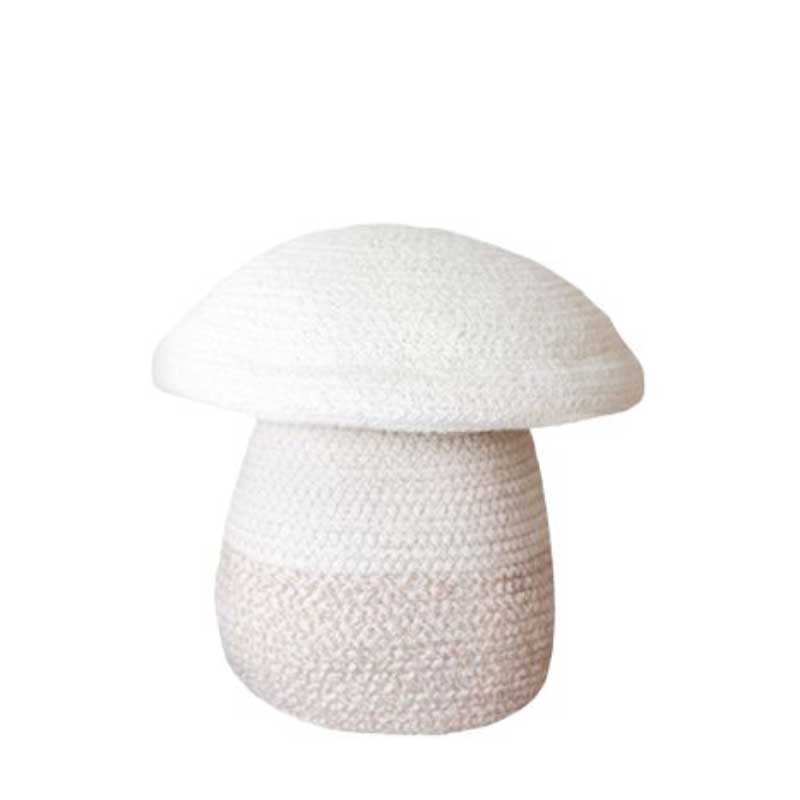 Lorena Canals Aufbewahrungskorb 'Babypilz' in natur/beige Ø23cm