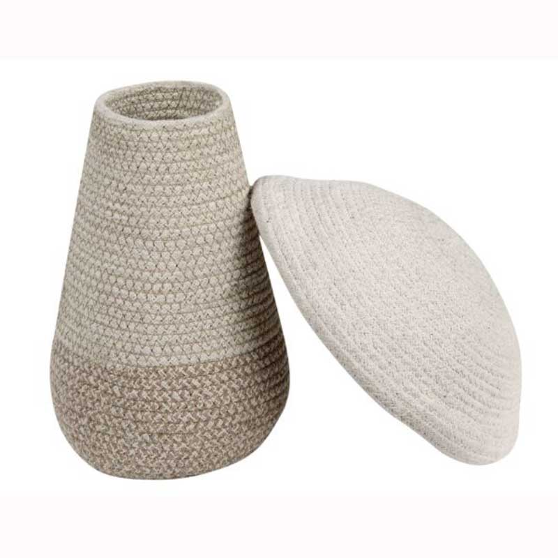 Lorena Canals Aufbewahrungskorb 'Babypilz' in natur/beige Ø23cm