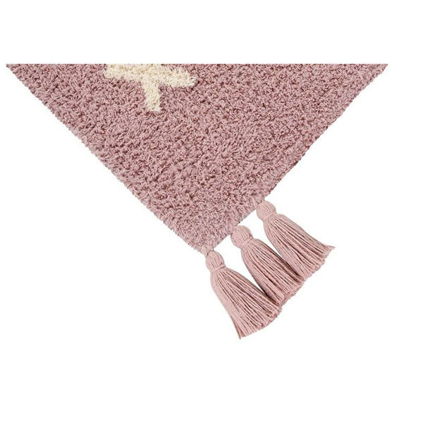 Lorena Canals waschbarer Teppich 'Noah' in nude vintage mit naturfarbenen Designelementen 140x200cm