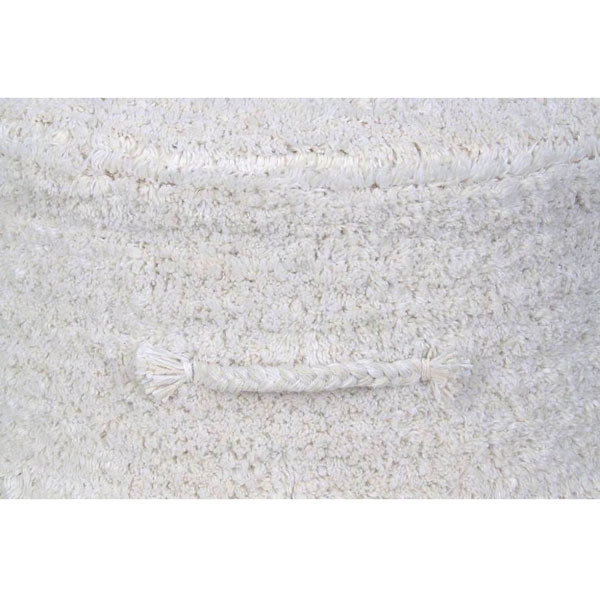 Lorena Canals waschbarer Sitzpouf 'Chill' in ivory 50x50x20cm