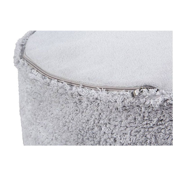 Lorena Canals waschbarer Sitzpouf 'Chill' in pearl grey50x50x20cm