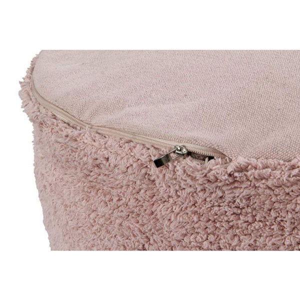 Lorena Canals waschbarer Sitzpouf 'Chill' in vintage nude 50x50x20cm