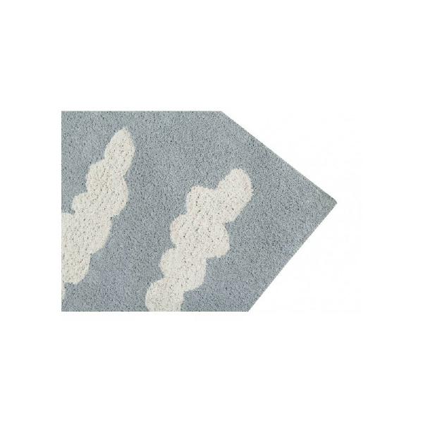 Lorena Canals waschbarer Teppich Wolken Vintage grau 120x160cm
