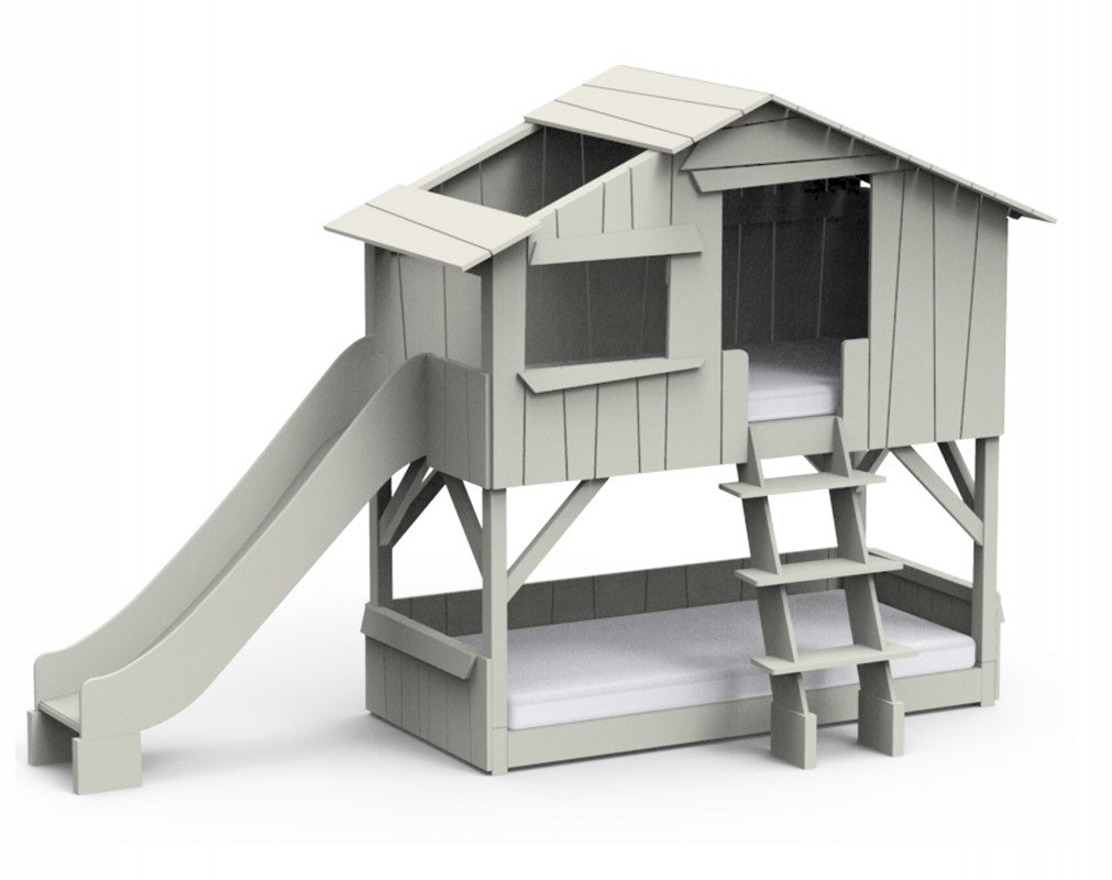 Mathy-by-Bols Baumhausbett als Stockbett 90x190cm mit Rutsche in 28 Farben erhältlich