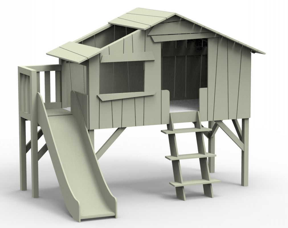 Mathy By Bols Baumhausbett 90x190cm mit Rutschenturm in 28 Farben erhältlich