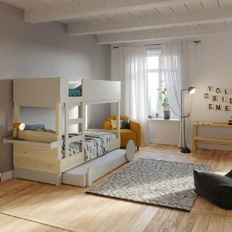 Mathy by Bols 'Discovery' Montessori Stockbett mit Gästebett 90x190cm - in 28 Farben erhältlich