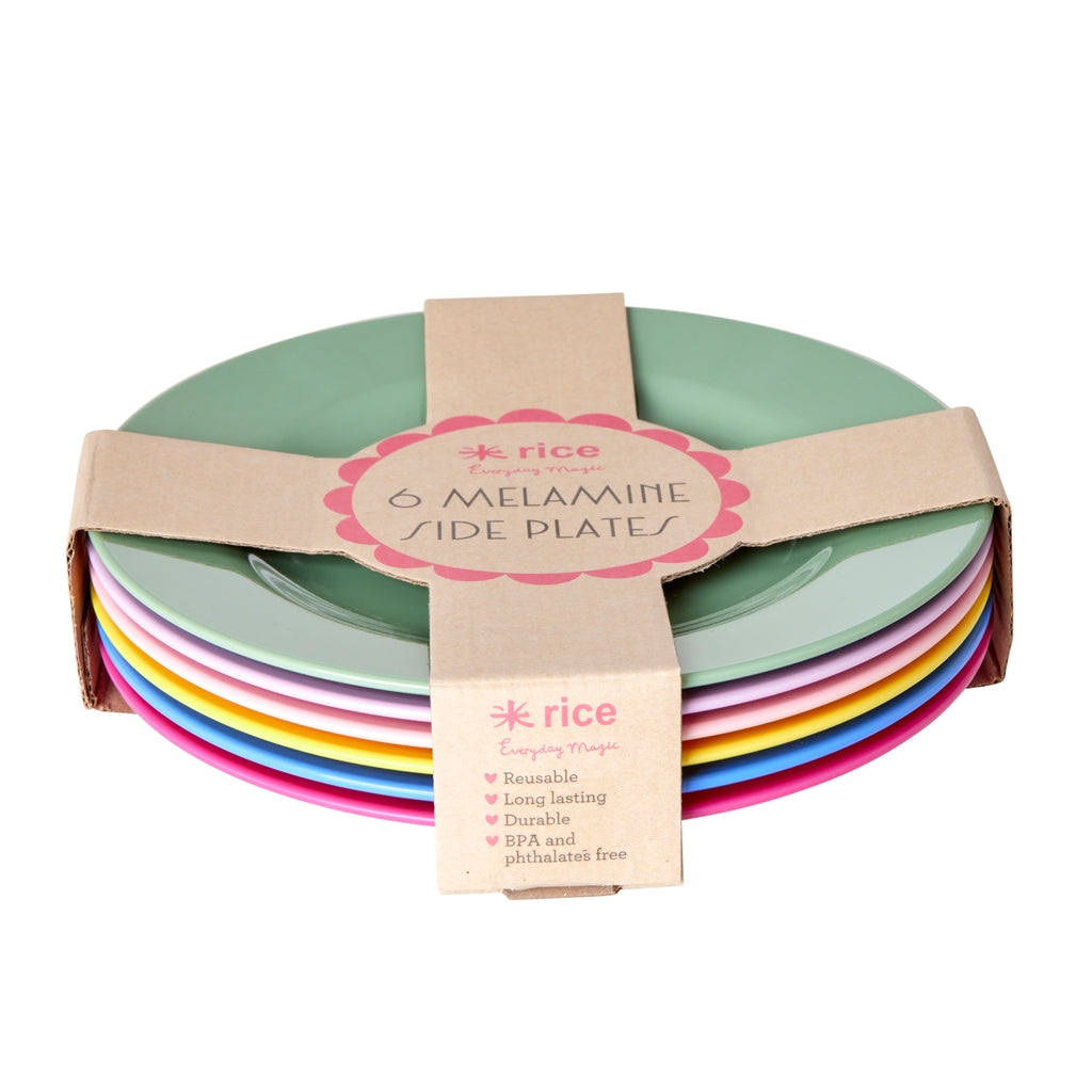 Rice Melamin Teller-Set in "Flower Me Happy"