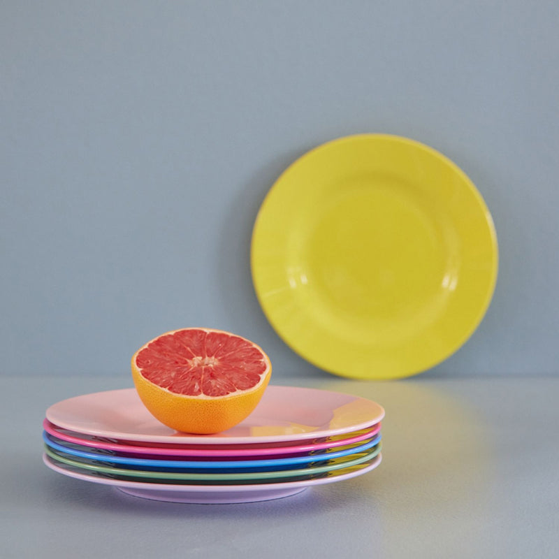 Rice Melamin Teller-Set in "Flower Me Happy"