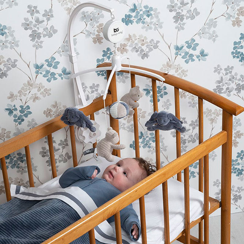 Baby's Only Musik Mobile Sense vintage blue/kieselgrau/weiß