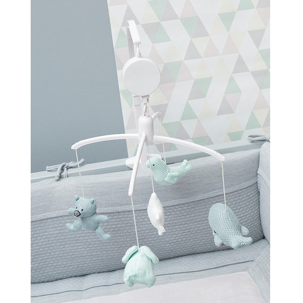 Baby's Only Musik-Mobile in klassisch rosa-babyrosa-weiß mit Gestell