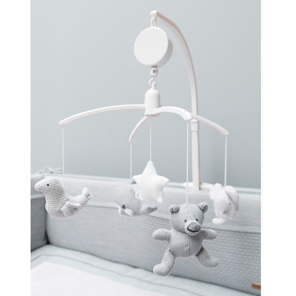 Baby's Only Musik-Mobile in klassisch rosa-babyrosa-weiß mit Gestell