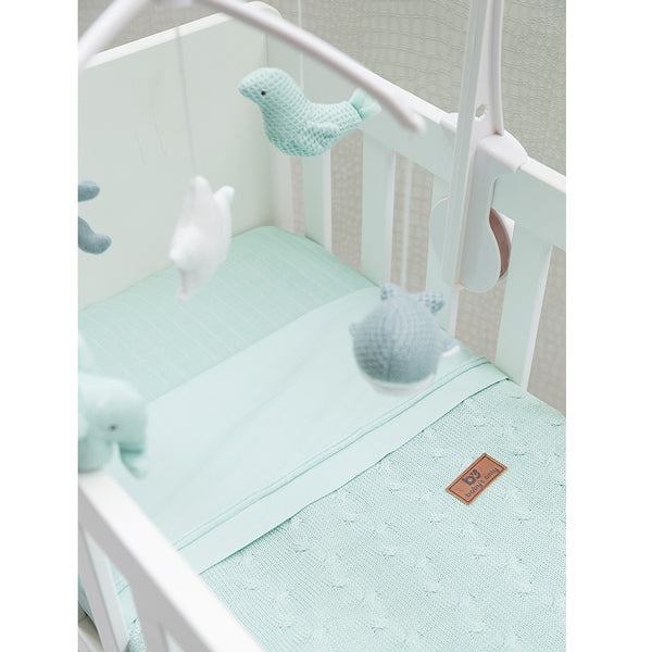 Baby's Only Musik-Mobile in klassisch rosa-babyrosa-weiß mit Gestell