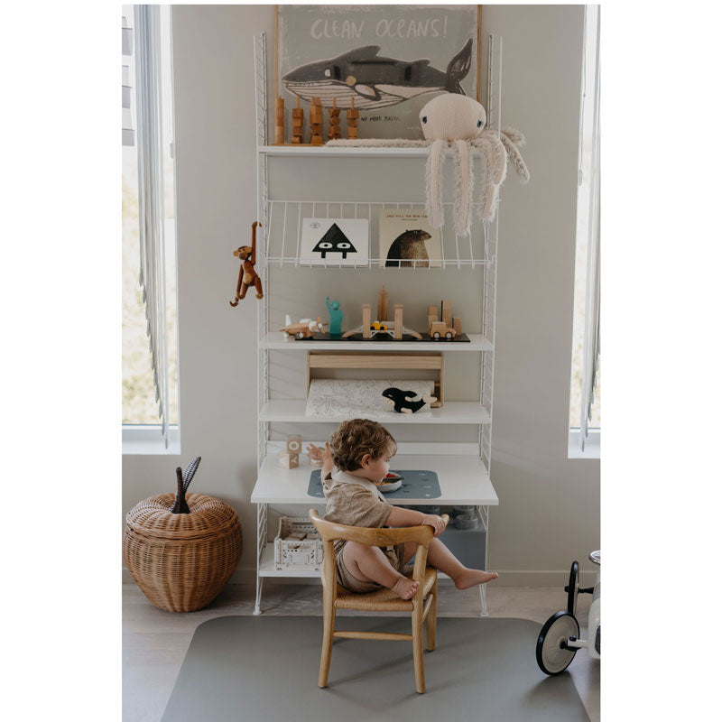 NouiNoui Bodenmatte in 'dusty olive' 120 x 95 cm