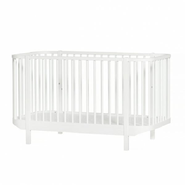 Oliver Furniture Wood Baby- und Kinderbett 70x140cm weiß