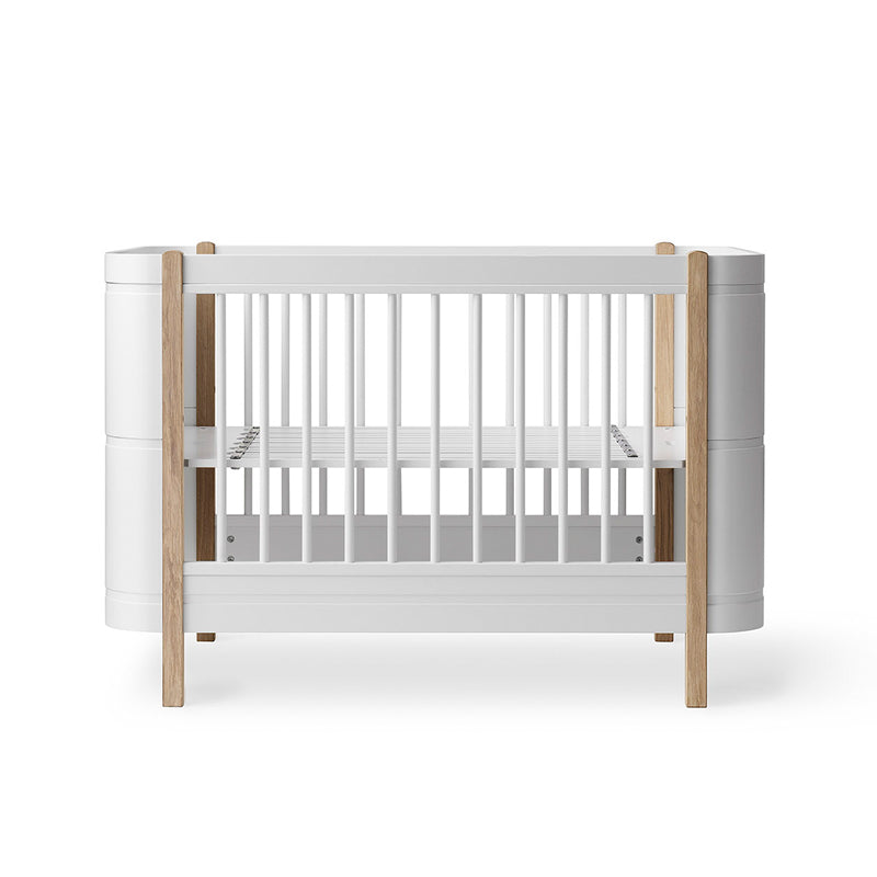 Oliver Furniture Wood Mini+ Babybett exklusive Umbauset Juniorbett 0-9 Jahre weiß/Eiche