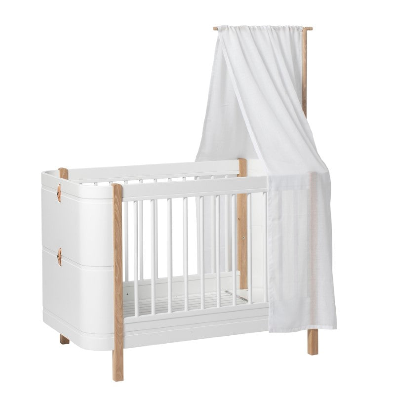 Oliver Furniture Wood Mini+ Vorhangstange in Eiche für Babybett