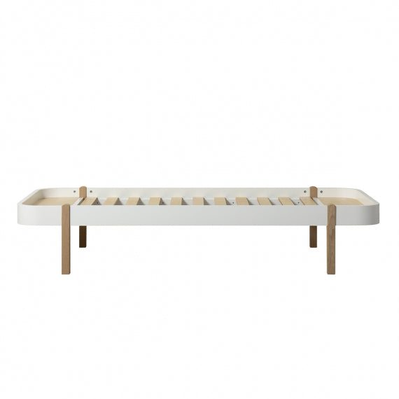 Oliver Furniture Wood Lounger Tagesbett 90x200cm weiß/Eiche