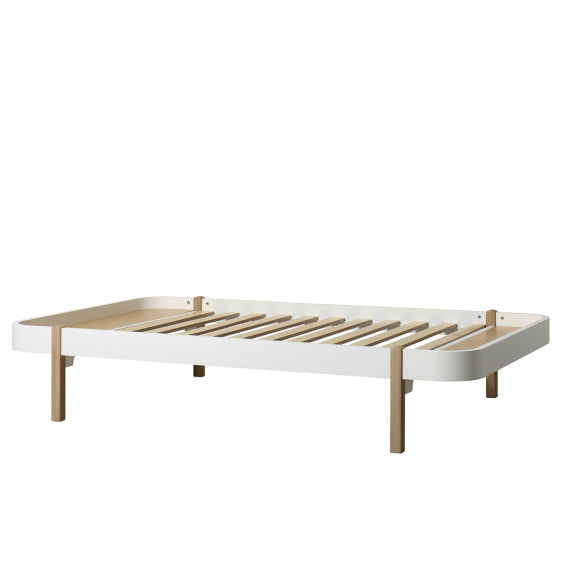 Oliver Furniture Wood Lounger Tagesbett 120x200cm cm weiß/Eiche