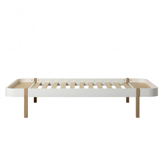 Oliver Furniture Wood Lounger Tagesbett 120x200cm cm weiß/Eiche
