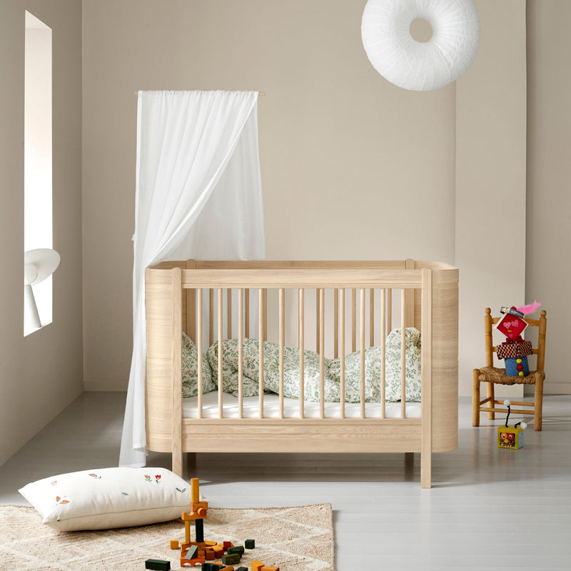 Oliver Furniture Wood Mini+ Babybett exklusive Umbauset Juniorbett 0-9 Jahre eiche