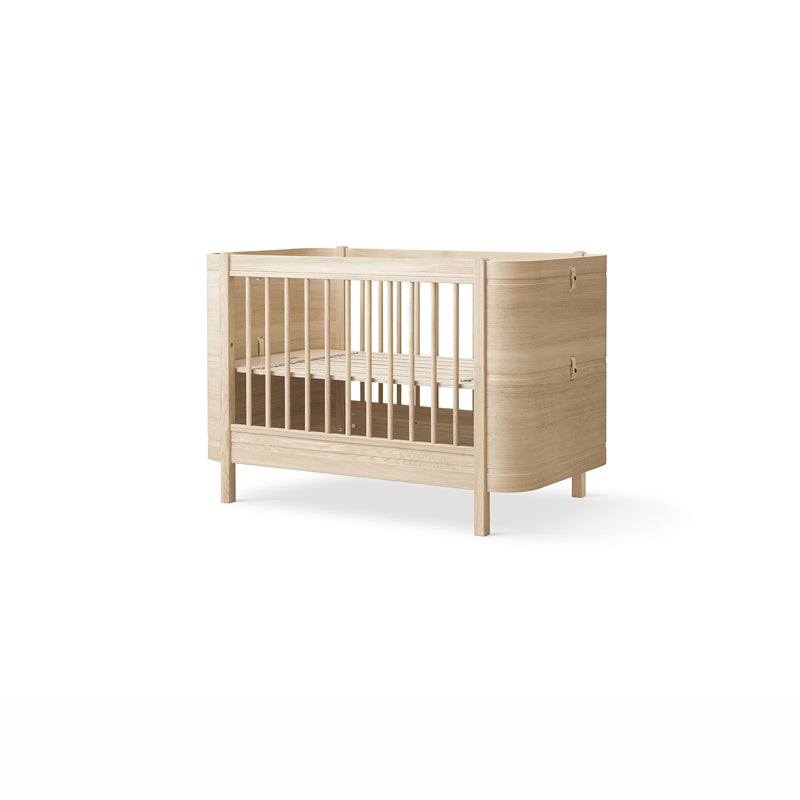 Oliver Furniture Wood Mini+ Babybett inklusive Umbauset Juniorbett 0-9 Jahre eiche