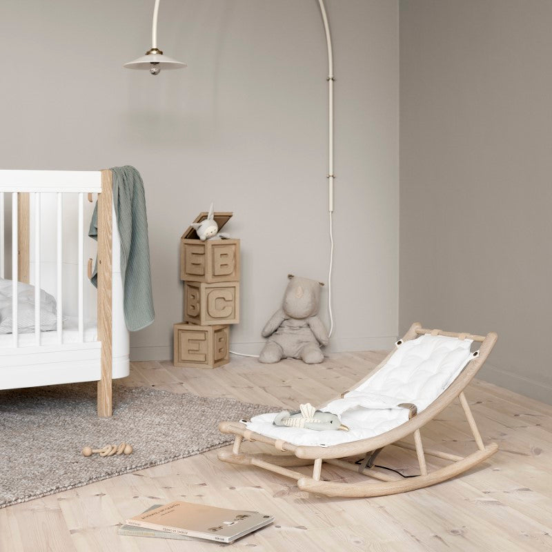 Oliver Furniture Wood extra Babykissen für Wippe in weiß