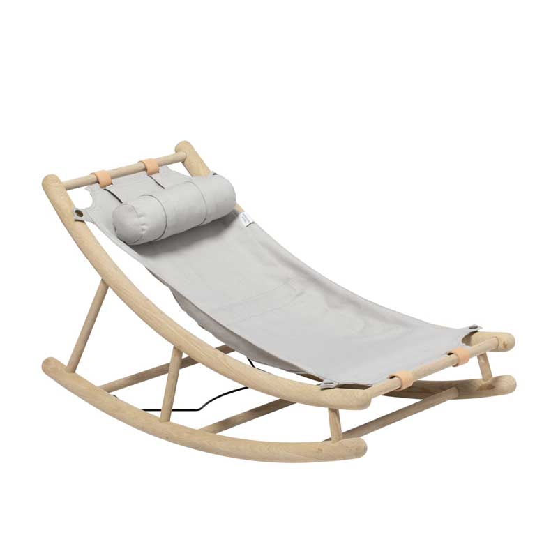 Oliver Furniture Wood extra Kleinkindsitz für Wippe in grau