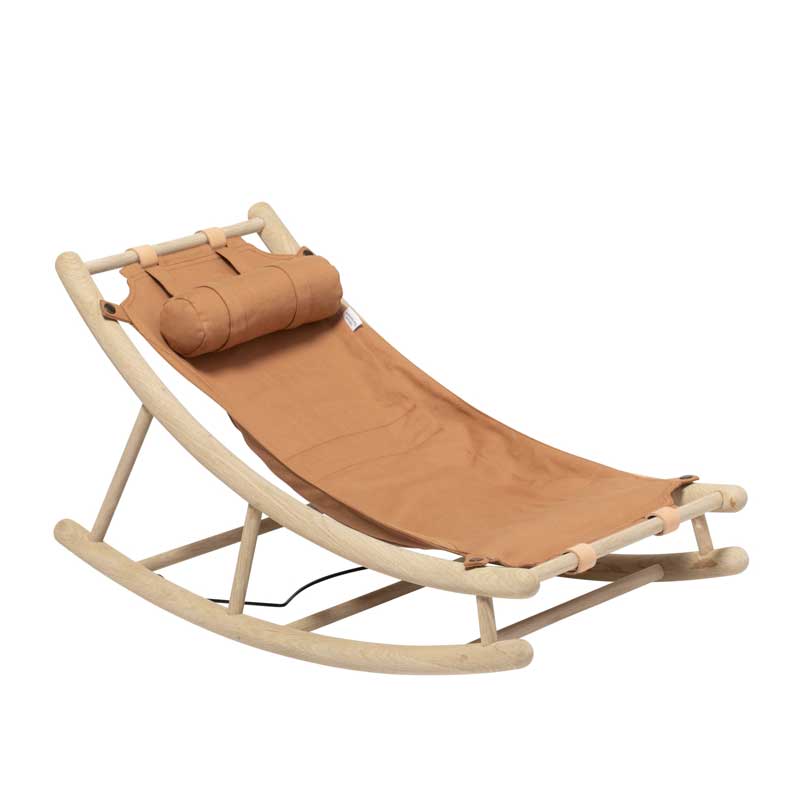Oliver Furniture Wood extra Kleinkindsitz für Wippe in karamell
