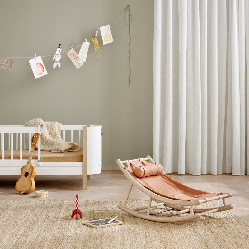 Oliver Furniture Wood extra Kleinkindsitz für Wippe in karamell