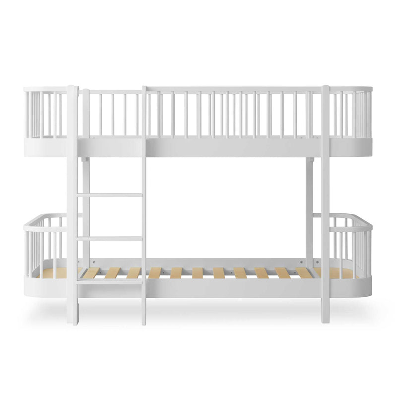 Oliver Furniture Wood Original halbhohes Etagenbett 90x200cm in weiß