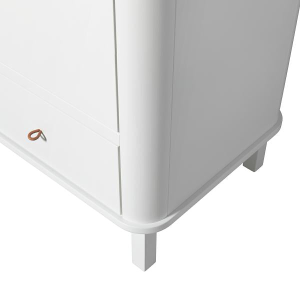 Oliver Furniture Wood Kleiderschrank 3-türig in weiß