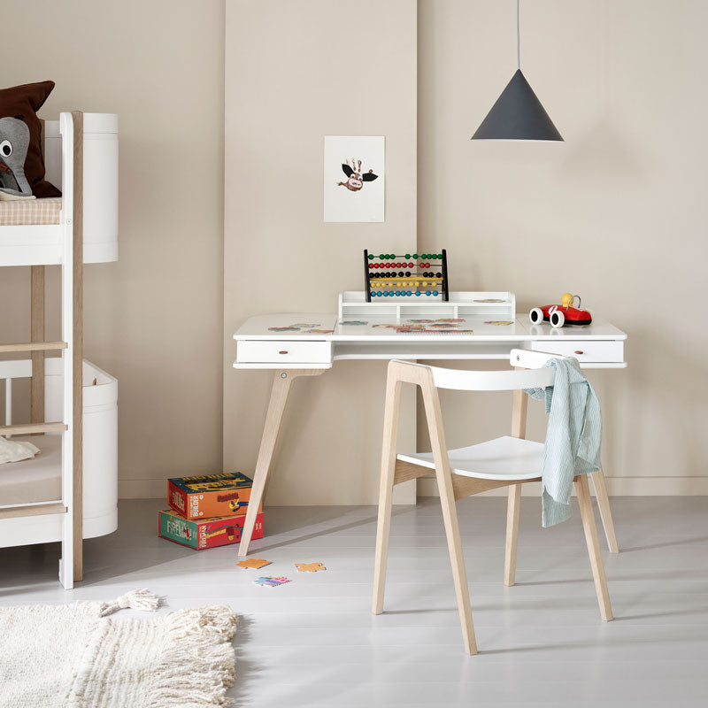 Oliver Furniture Wood Set Schreibtisch 72,6cm plus Armlehnstuhl