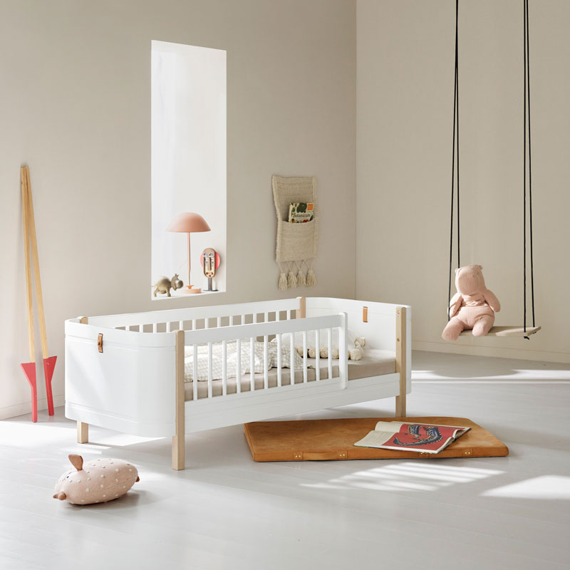 Oliver Furniture Wood mini+ Juniorbett 68x162cm weiß/eiche