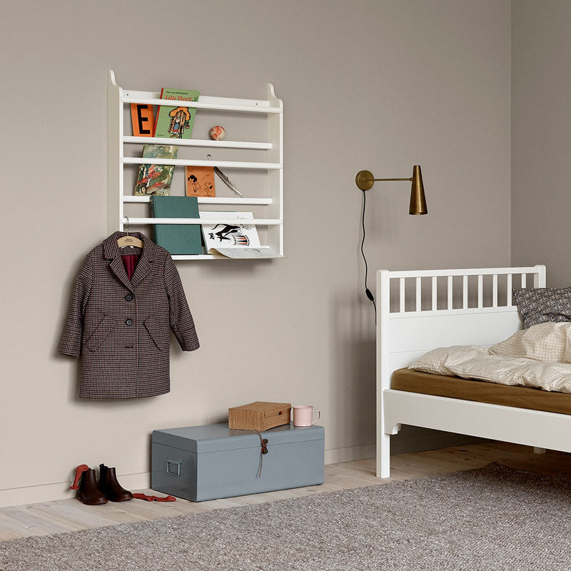 Oliver Furniture  vielseitiges Hängeboard bzw. Tellerregal in weiß