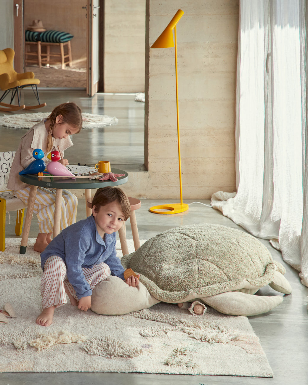 Lorena Canals Pouf 'Mrs. Turtle' 20x115x85 cm