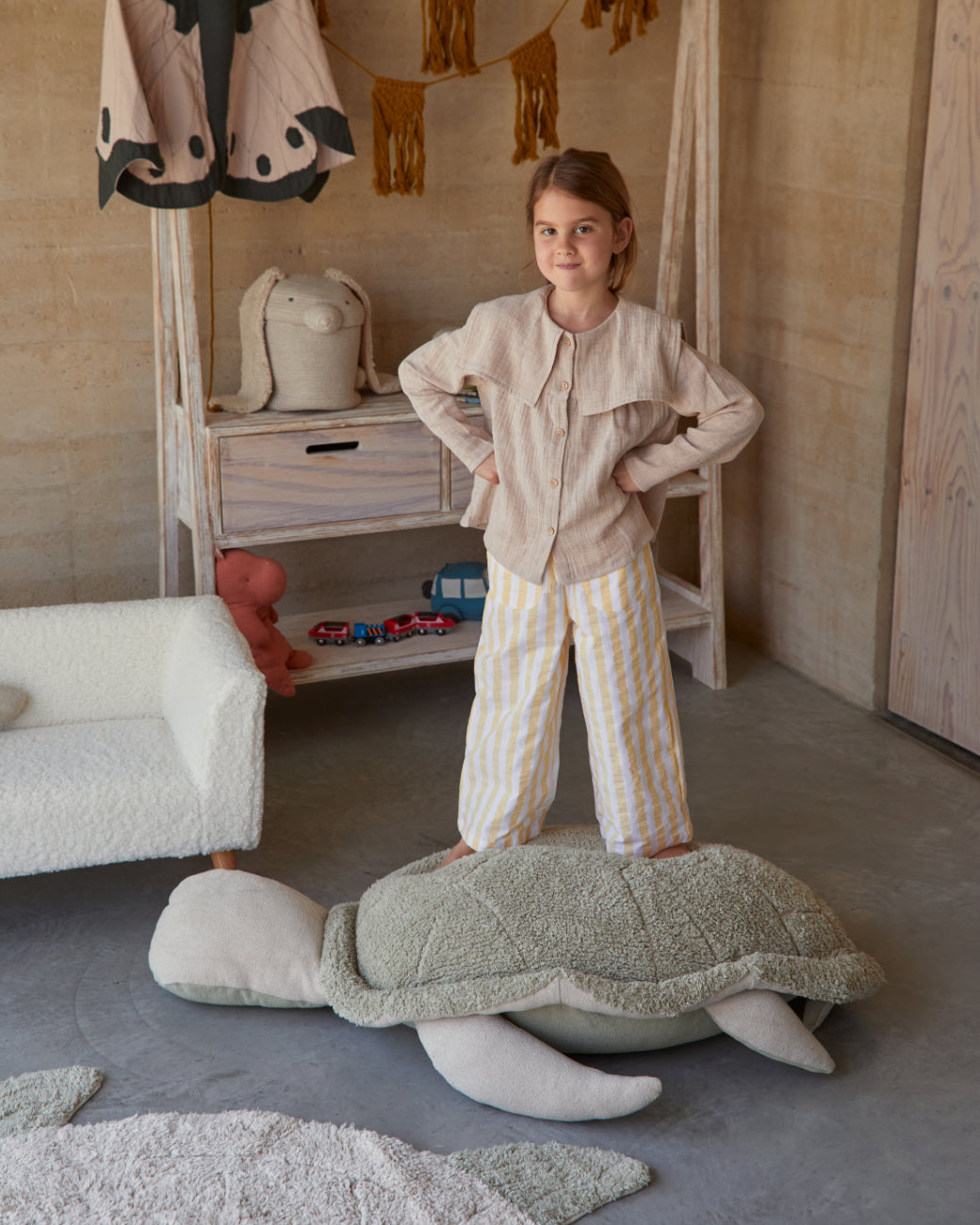 Lorena Canals Pouf 'Mrs. Turtle' 20x115x85 cm