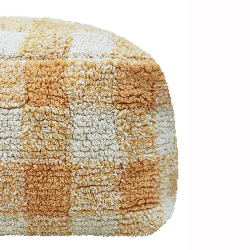 Lorena Canals Pouf "Vichy" honey 20x40x40 cm