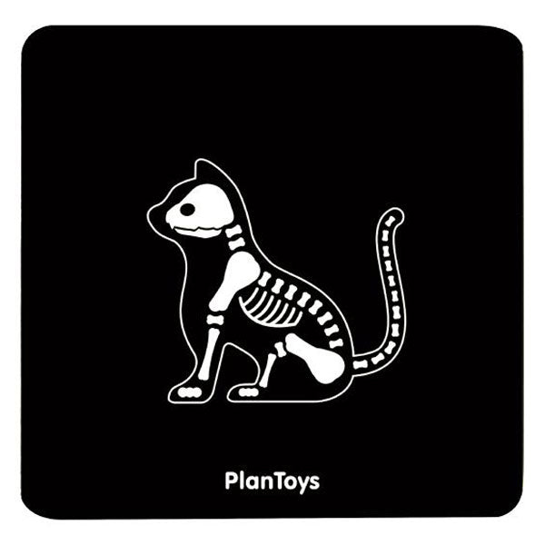 Plantoys Kinderspielzeug Tierarzttasche mit Zubehör 9 tlg. aus Naturholz und Stoff