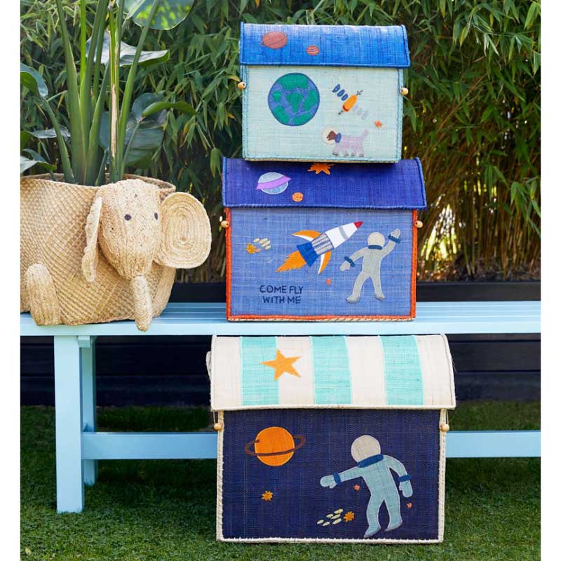 Rice Spielzeugkörbe Space in 3 Größen