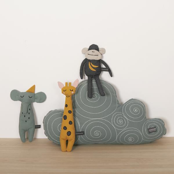 Roommate Stoffpuppe bzw. Kuscheltier Organic 'Giraffe' in Senfgelb ca. H 30cm