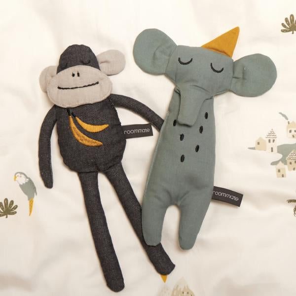 Roommate Stoffpuppe bzw. Kuscheltier Organic 'Giraffe' in Senfgelb ca. H 30cm