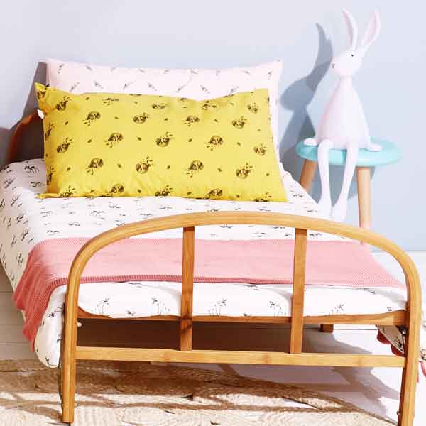 Rose in April Hasenlampe Joseph in weiß, Höhe 58cm