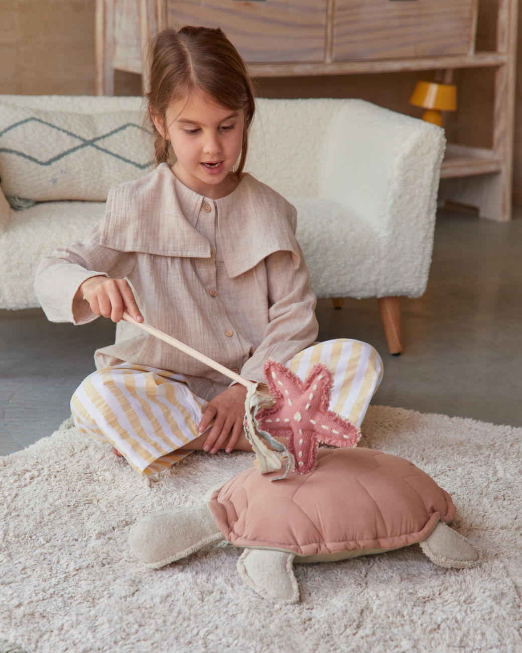 Lorena Canals Kissen 'Turtle' 30x45 cm