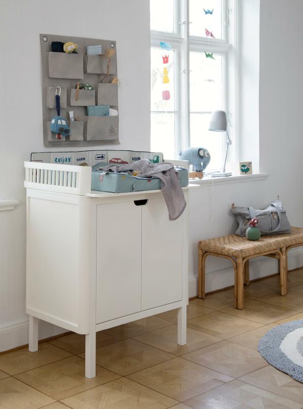 Sebra Wandaufbewahrung aus Recyclingpapier in grau 54x66cm