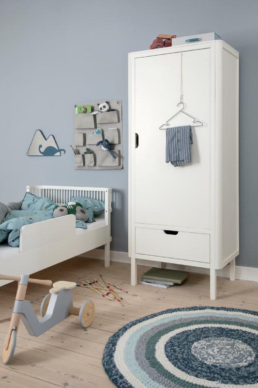 Sebra Wandaufbewahrung aus Recyclingpapier in grau 54x66cm